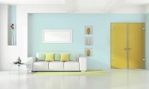 Miniatura 2 de PRESTIGE Pintura interior e imprimación en uno, azul cielo, semi-brillante, 1 galón