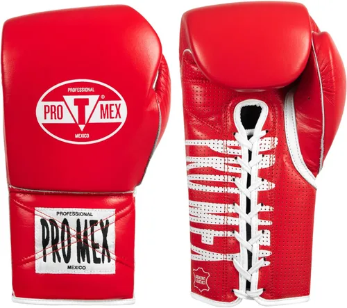 Miniatura 7 de Guantes de boxeo Title Boxing Pro Mex Professional Edge con cordones para entrenamiento/sparring