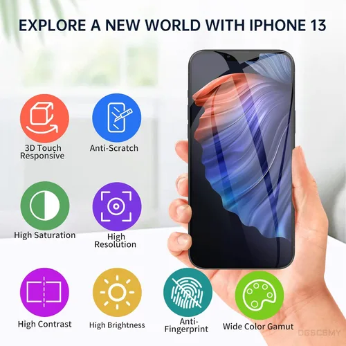 Miniatura 4 de para iPhone 13 Reemplazo de pantalla 6.1 "LCD Digitalizador con auricular Sensor de luz ambiental 3D táctil completa reparación Sensor de proximidad