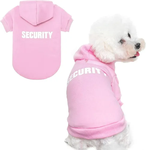 BINGPET - Sudaderas con capucha de seguridad para perros, suéter para cachorros, abrigos para perros para clima frío, suéter con capucha de forro #1
