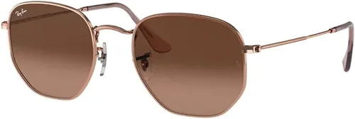 Ray-Ban RB3548N - Gafas de sol hexagonales 001 de 54 M para hombres y mujeres (grande), paquete con kit de diseñador iWear