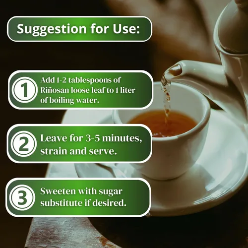 Miniatura 5 de Hanan Riñosan Herbal Blend 1.8 oz (50 g) - Té de hojas sueltas de piedra chanca seca (Stone Breaker), cola de caballo, uña de gato y huamanpinta