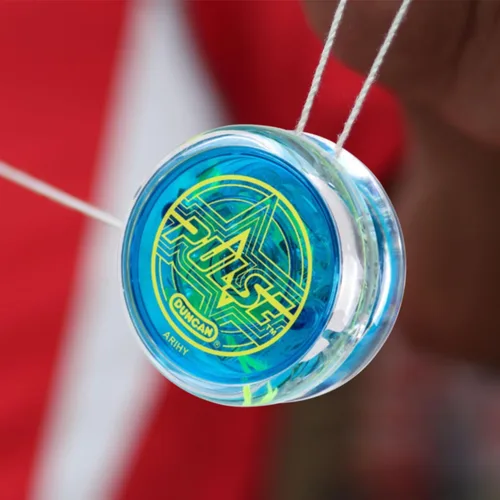 Miniatura 7 de Duncan Toys Pulse - Yoyó con luz LED de nivel intermedio con eje de rodamiento de bolas y luces LED, transparente/rojo, pequeño