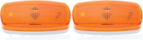 Optronics MC32AS luz de posición/marcador de montaje en superficie con reflejo, color ámbar (Paquete de 2)
