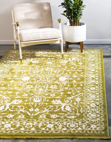 Miniatura 31 de Unique Loom Diseño tradicional clásico intrincado con detalles vintage envejecidos, alfombra de área, 3 pies 3 pulgadas x 5 pies 3 pulgadas, gris