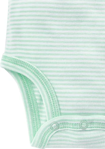 Miniatura 2 de Simple Joys de Carter's - Body unisex de manga corta para bebé, paquete de 6, grisamarillo, 12 meses