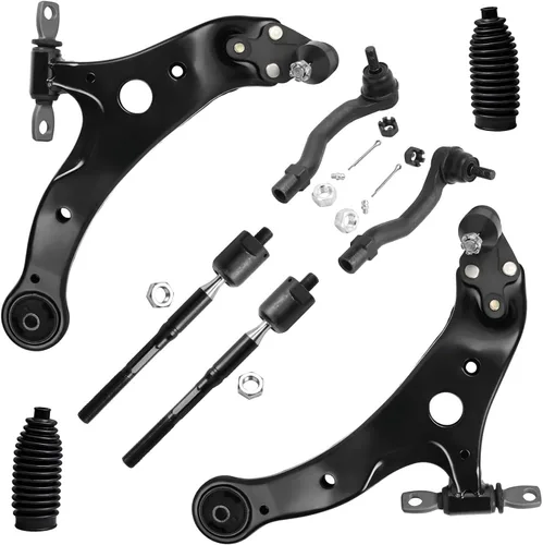 Miniatura 297 de Detroit Axle - Kit de brazos de control de extremo delantero de 8 piezas para Dodge Dakota 00-04, Durango 00-03, 4 brazos de control superior e