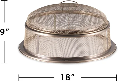 Miniatura 6 de TIKI Juego de pantalla para fogatas y póquer para patio y celebración, protector de chispas para fogatas al aire libre y protector de brasas