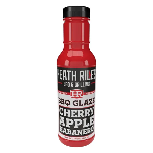 Heath Riles BBQ Glaseado de Cereza, Manzana y Habanero para Costillas – Caramelo de Costilla Manzana Cereza Habanero, Glaseado Dulce y Picante para