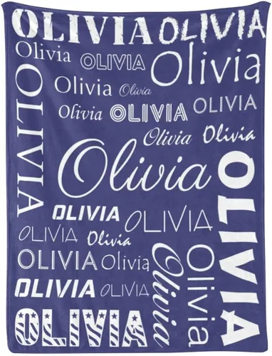Miniatura 17 de Manta de bebé personalizada con nombre, manta personalizada con nombre, manta personalizada para adultos, niños, cumpleaños, Navidad, Día