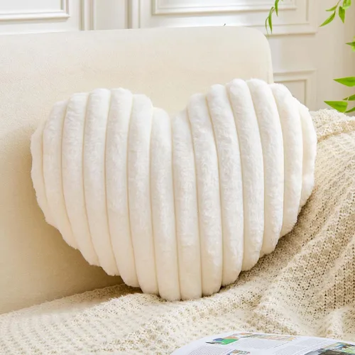 Miniatura 11 de XVTRU Almohadas de corazón verde salvia, bonita almohada decorativa de corazón, almohadas decorativas en forma de corazón para cama, almohadas