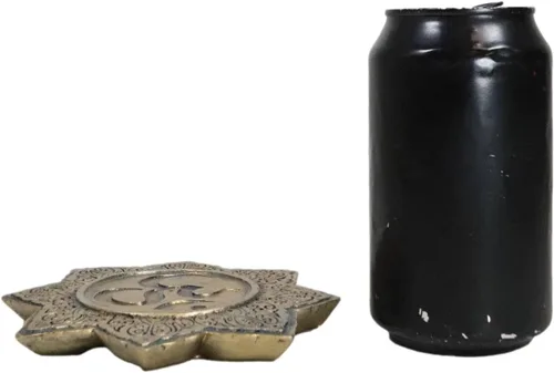 Miniatura 6 de Ebros Gift Fengshui Zen Buddha Om Symbol Mandala Lotus Padma Flor Incienso Stick Holder Plato Quemador Medallón Figurilla Hogar Fragancia Accesorio