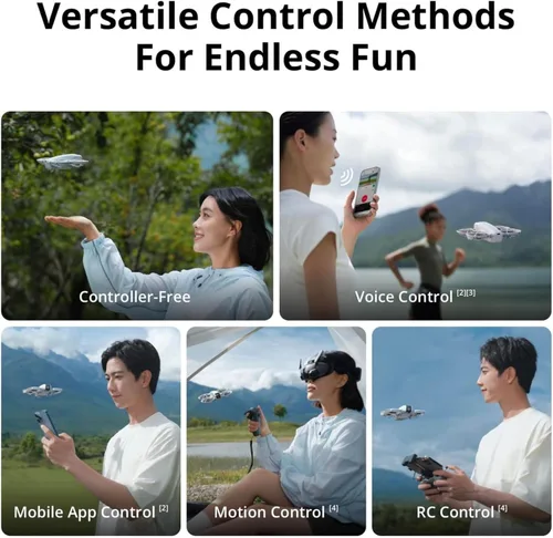 Miniatura 5 de DJI Neo, Minidron con cámara 4K UHD para adultos, dron de 135 g que te sigue, despegue con la palma, seguimiento de sujetos, QuickShots, video