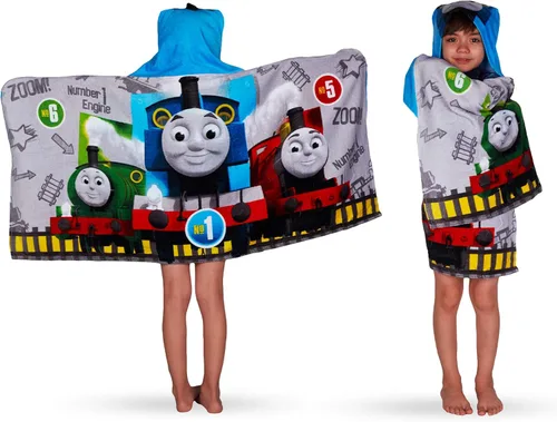 Miniatura 7 de Bakugan Anime Battle Brawlers Toalla Envolvente de Rizo de Algodón Suave con Capucha para Baño/Piscina/Playa, 24 x 50 pulgadas, por Franco Kids