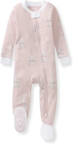 Miniatura 67 de Burt's Bees Baby Pijama para bebé niña, 100% algodón orgánico, pijama de una pieza, overol diagonal con cremallera, ajuste cómodo