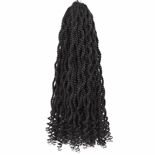 Miniatura 60 de Cabello rubio de ganchillo para mujeres negras, trenzas senegalesas onduladas de ganchillo de 12 pulgadas, trenzas kinky de ganchillo cortas 27613