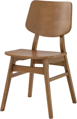 Miniatura 8 de Alaterre Furniture Calais Dining - Juego de 2 sillas de comedor moderno de mediados de siglo, juego de sillas de madera maciza con diseño