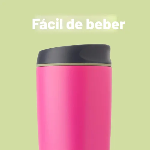 Miniatura 2 de Owala SmoothSip Vaso Térmico de Café de Acero Inoxidable Aislado, Taza de Café Helado Reutilizable, Taza de Viaje para Café Caliente, Sin BPA, 20