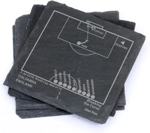 Miniatura 9 de Greatest USMNT Plays: posavasos de pizarra (juego de 4) La mejor idea de regalo para los amantes del deporte Regalos de momentos históricos