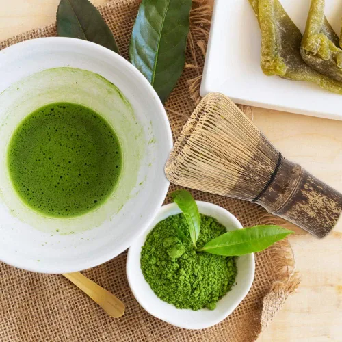 Miniatura 4 de Fdit Batidor de té verde matcha, cepillo japonés, accesorios de té para hacer té (120 puntas)