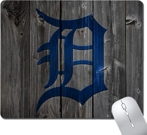 Miniatura 4 de Alfombrilla de mouse deportiva con diseño de grano de madera, base de goma antideslizante para computadoras portátiles, alfombrillas de mouse