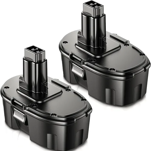 Paquete de 2 baterías de repuesto de 5000 mAh para Dewalt de 18 V Ni-Mh compatibles con DC9098 DC9096 DC9099 DC970 DW9095 DW9096 DE9095 DE9096