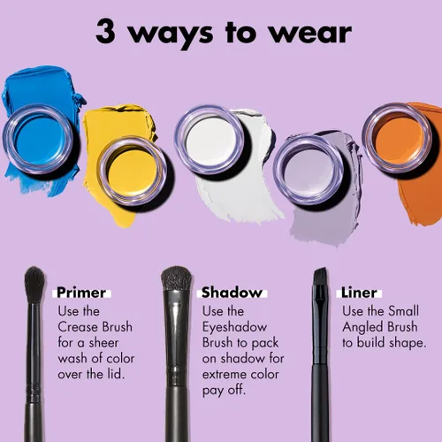 Miniatura 5 de e.l.f. Sombra de ojos en crema No Budge, sombra de ojos 3 en 1, prebase y delineador con color resistente a pliegues y poder de permanencia, vegano