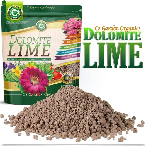 Dolomita orgánica lima 5LB con granulado, fabricado en Estados Unidos, listado OMRI, fertilizante para enmienda del suelo de jardín. Aditivo de
