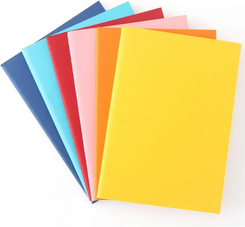 Miniatura 5 de EUSOAR Cuaderno en blanco, paquete de 24 cuadernos A6 de 3.9 x 5.5 pulgadas, 60 páginas sin forro, diario de viaje, juego de bloc de notas a granel