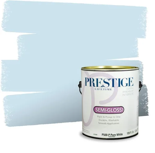 Miniatura 520 de Pintura Exterior + imprimación PRESTIGE, todo-en-uno, 1 galón, acabado mate, color comparable al Valspar* Royal Gray* VS151-Gris real