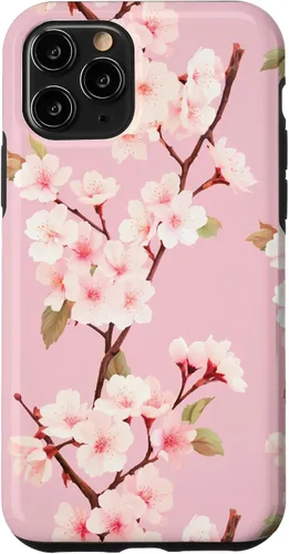 Miniatura 28 de Funda rosa pastel con patrón Japanese Cherry Blossom Floral Flower para iPhone 14 Pro
