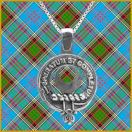 Miniatura 2 de Arnott Large 1" Scottish Clan Crest Pendant - Sterling Silver
