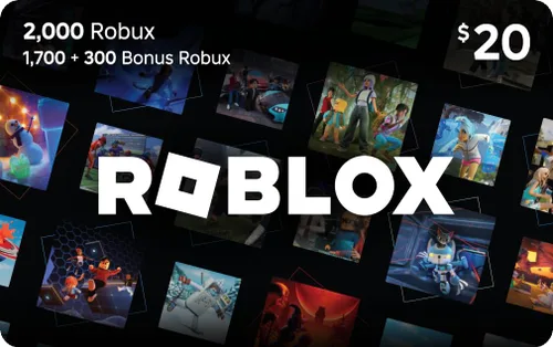 Roblox Tarjeta de regalo digital - 2,000 Robux [Incluye artículo virtual exclusivo] [Código digital]