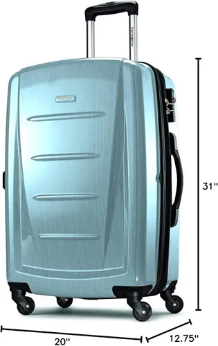 Miniatura 234 de Samsonite Winfield 2 Equipaje rígido con ruedas giratorias, Azul profundo, Juego de 3 piezas (20/24/28)