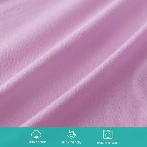 Miniatura 4 de Sábanas de moisés compatibles con Graco Sense2Snooze y SNOO Smart Sleeper, 100% algodón, 2 unidades, sábana ultra suave para moisés, rosa y violeta