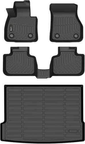 Miniatura 77 de HAFIDI® - Tapetes para auto con almacenamiento debajo del asiento, para todo clima, antideslizantes, de elastómero termoplástico, para la primera
