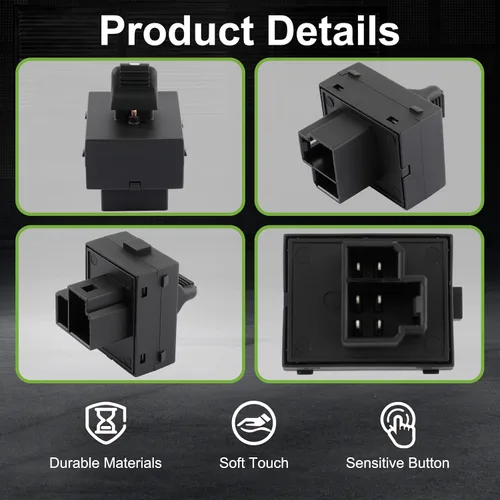 Miniatura 3 de 5HB57DX9AA DS1187 Interruptor de control de elevalunas eléctrico trasero izquierdo derecho apto para Jeep Grand Cherokee 1994-2004