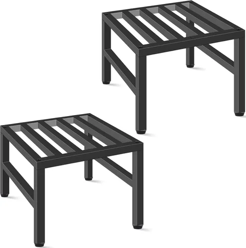 Miniatura 8 de Soporte para plantas para interiores y exteriores, soporte de pedestal de hierro forjado resistente, soporte de metal para plantas