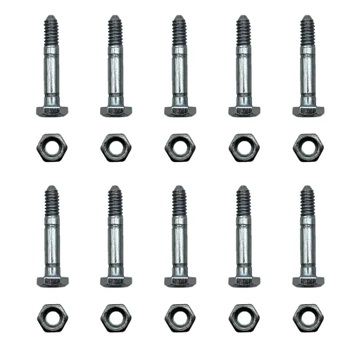 Miniatura 3 de AM123342 - Kit de 10 pasadores de cizalla y tuercas para lanzador de nieve para modelos John Deere 524D 724D 826D