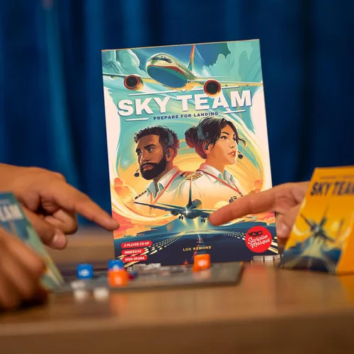 Miniatura 6 de Scorpion Masqué Sky Team Juego votado del año 2024 Mejor juego para 2 jugadores Trabajen juntos para aterrizar el avión A partir de 14 años