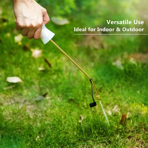 Miniatura 5 de Boao Aplicador de herbicida de polvo con tubo de cobre largo aplicador de rociador de jardín para jardinería orgánica, suministros agrícolas