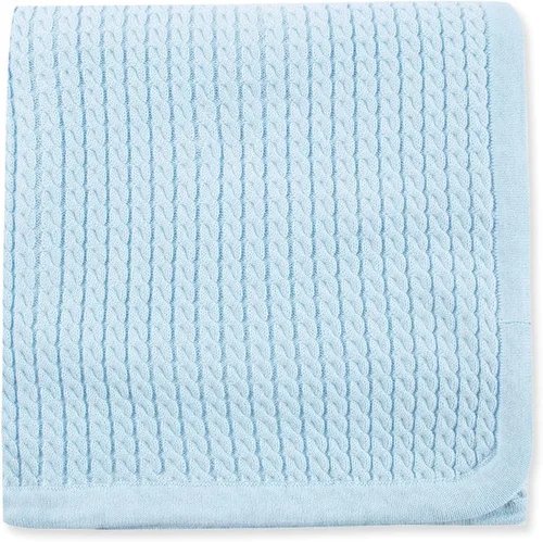 Miniatura 3 de Little Me Recibir mantas, Azul (Blue cable)