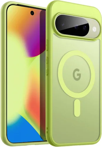 Miniatura 13 de JETech Funda magnética para Google Pixel 8 de 6.2 pulgadas 2023, compatible con MagSafe, translúcida mate trasera a prueba de golpes (Hazel)