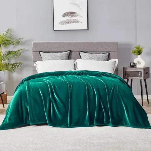 Miniatura 52 de Dreamnine Manta extrasuave, vellón de felpa, silla, sofá, 50 x 60 pulgadas, franela de terciopelo, ligera, mullida, microfelpa, decorativa, cálida