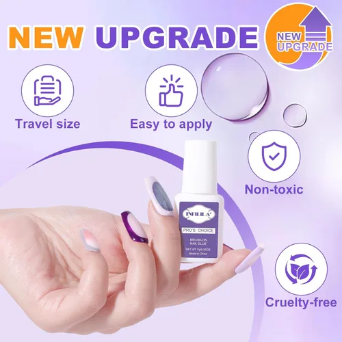 Miniatura 2 de Pegamento de uñas para uñas de acrílico.