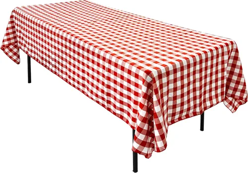 Miniatura 22 de AK TRADING CO. Mantel rectangular de poliéster de 60 x 102 pulgadas, fabricado en Estados Unidos, resistente a las arrugas, ignífugo, duradero
