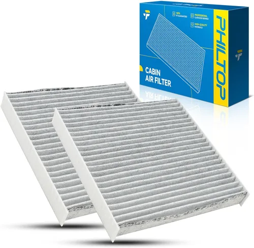 Miniatura 13 de PHILTOP Filtro de aire de cabina con carbón activado, compatible con CF10612 Smart Fortwo 2008, 2009, 2010, 2011, 2012, 2013, 2014, 2015-2018, Smart