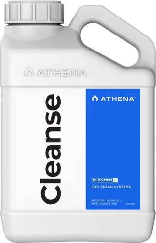Athena Blended Cleanse | Limpiador de sistema seguro para plantas para hidroponía | Solución descalcificadora y limpiador de línea de riego | 1 galón