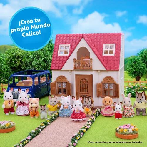 Miniatura 7 de Calico Critters - Familia de gatos persas - Set de 4 figuras de muñecos coleccionables para niños de 3+ años