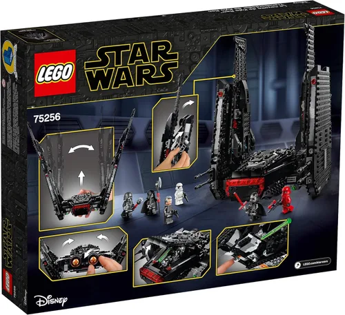 Miniatura 4 de LEGO Star Wars: El ascenso de Skywalker Nave de Kylo Ren 75256 Kit de construcción de figuras de acción de la nave de Star Wars (1,005 piezas)